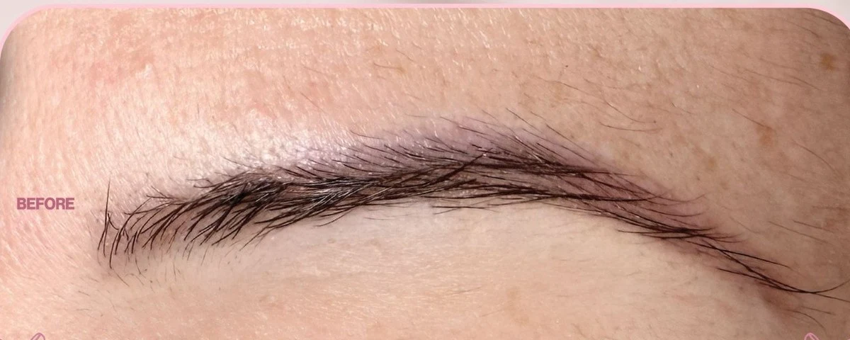 Before: Natural Brow State